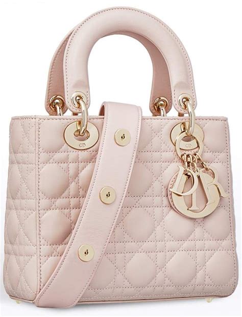 lady dior ピンク|Mini Lady Dior Bag Powder Pink Cannage Lambskin .